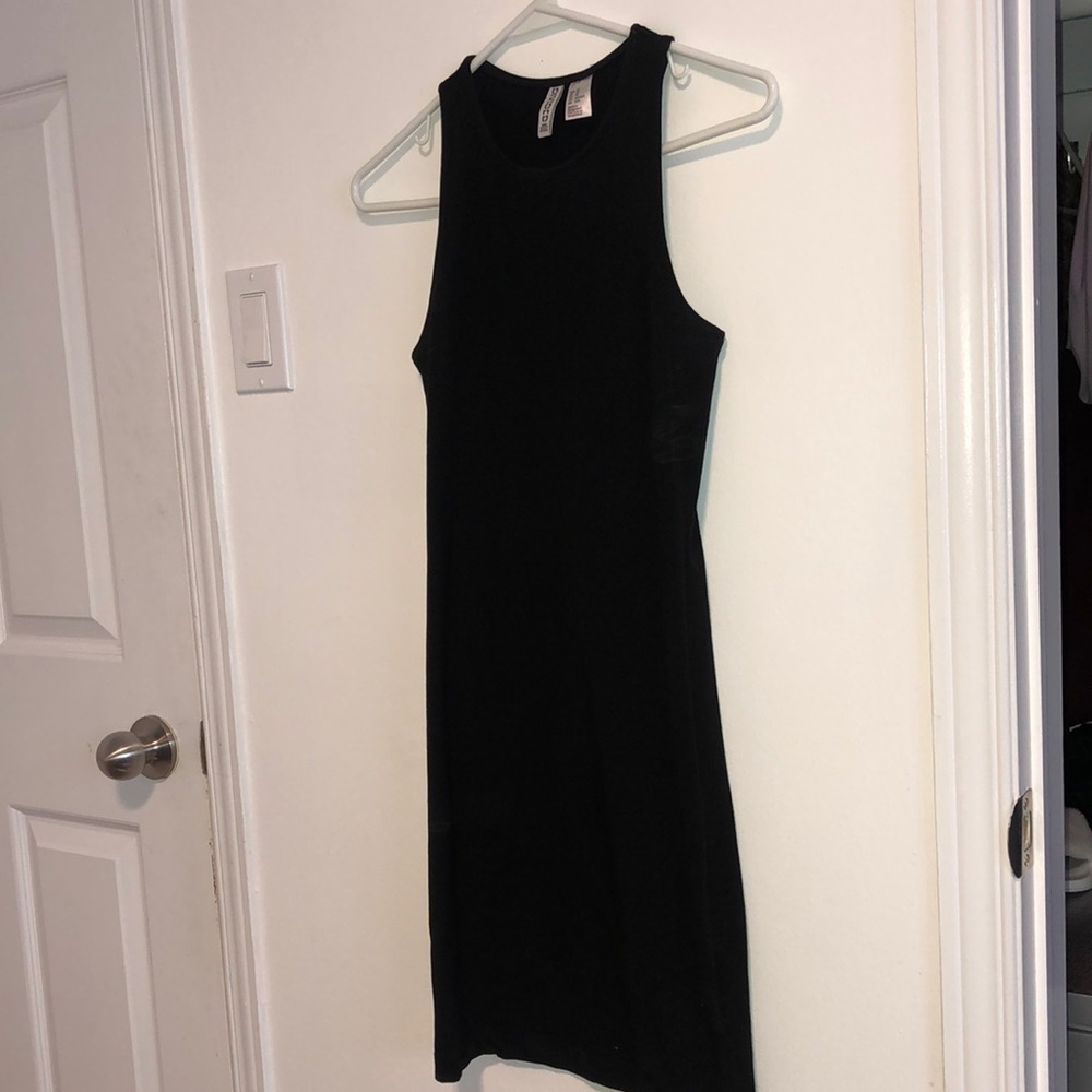 Black mini dress